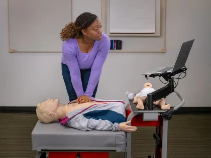Laerdal voice-directed resuscitation station