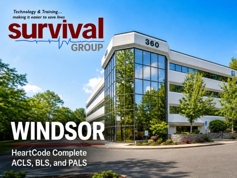 Survival Group Windsor verification center exterior at 360 Bloomfield Avenue